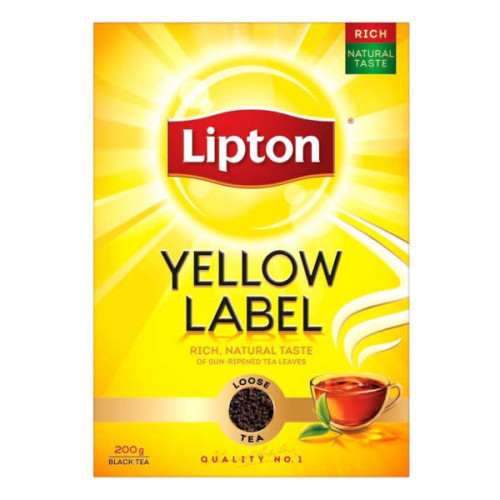 LIPTON YELLOW LABEL TEA 200GM 