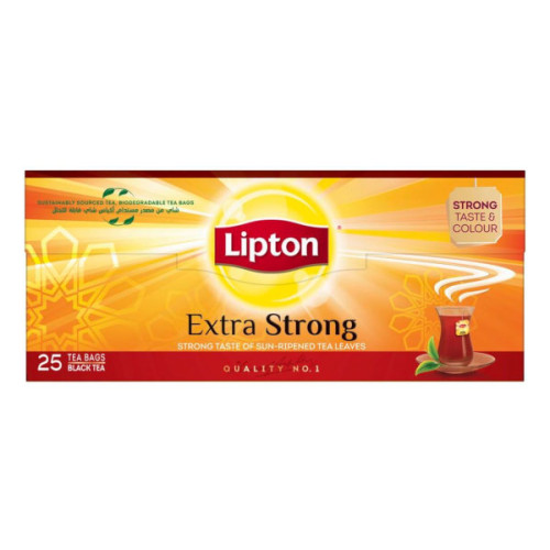 LIPTON EXTRA STRONG TEA BAG 25S 