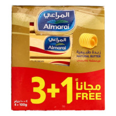 ALAMARAI NATURAL BUTTER US 100GM 3+1 FREE 