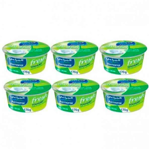 ALMARAI FRESH YOGHURT LOW FAT 6 X 170GM 
