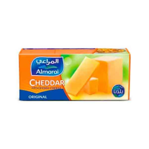 ALMARAI CHEDDAR PROCESSED CHEESE LOW FAT 454GM 