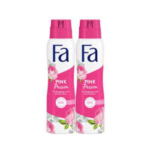 FA PINK PASSION DEO SPRAY 2X150ML