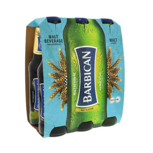BARBICAN MALT BEVERAGE 6 X 330ML 