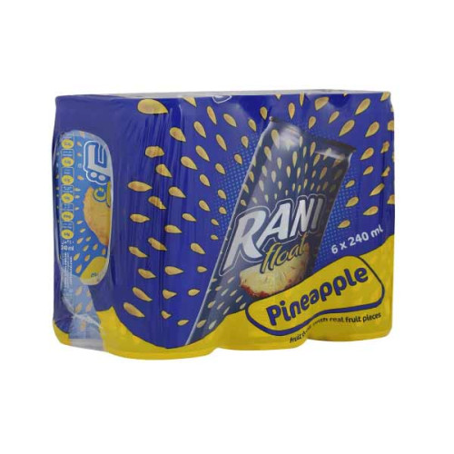 RANI FLOAT FRUIT DRINK PINEAPPLE 6 X 240ML 