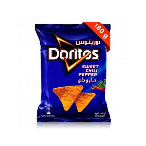 DORITOS TORTILLA CHIPS SWEET CHILI PEPPER 180GM 