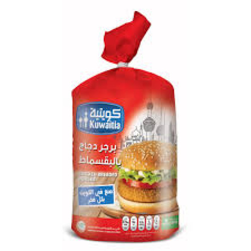 KUWAITIA BREADED CHICKEN BURGER 840GM