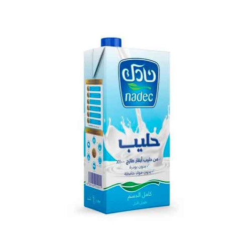 NADEC LONG LIFE MILK FULL FAT 1LTR 