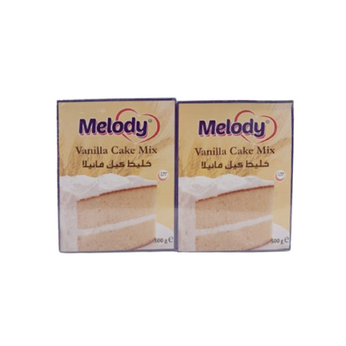 MELODY CAKE MIX VANILLA 2 X 500GM
