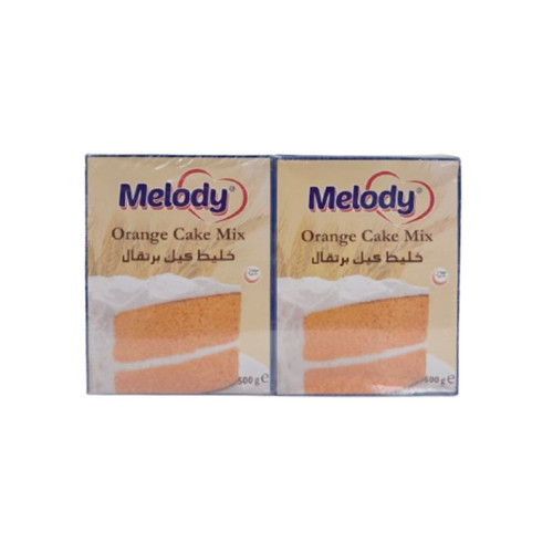 MELODY CAKE MIX ORANGE 2 X 500GM