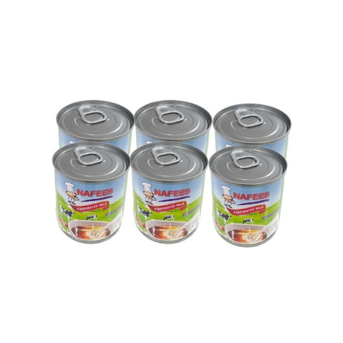 NAFEES EVAPORATED MILK 6 X 170GM