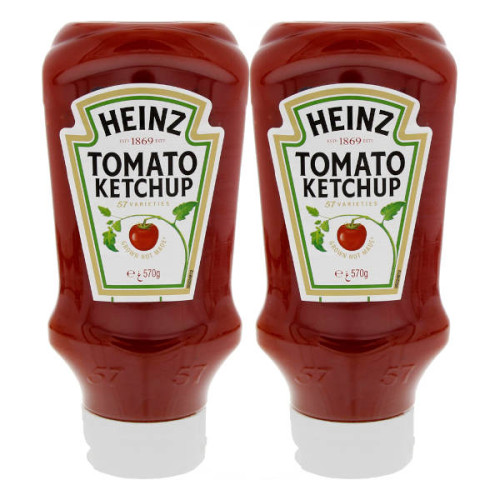 HEINZ TOMATO KETCHUP 2 X 570GM 