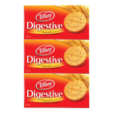TIFFANY DIGESTIVE BISCUITS 3 X 250GM 