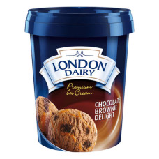 LONDON DAIRY ICE CREAM CHOCO BROWNY DELIGHT 500ML 