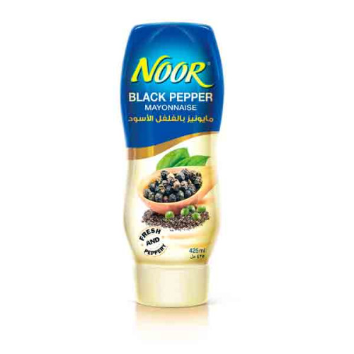 NOOR BLACK PEPPER MAYONNAISE 425ML 