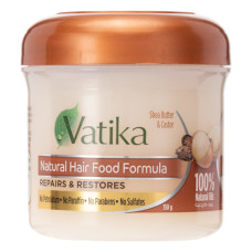 VATIKA NATURAL HAIR FOOD FORMULA SHEA BUTTER & CASTOR 150GM 