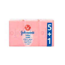 JOHNSON-S BABY SOAP WITH BABY OIL 125GM 5 + 1 FREE 