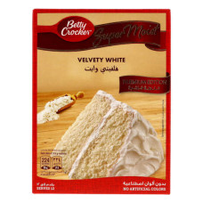 BETTY CROCKER SUPERMOIST VELVETY WHITE CAKE MIX 510GM 