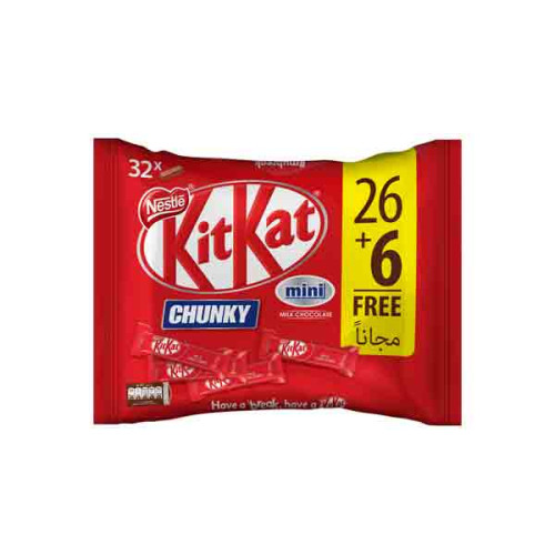 NESTLE KIT KAT CHUNKY MINI CHOCOLATES 500GM 