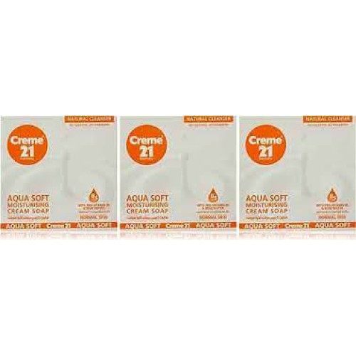 CREME 21 CREMEY MOISTURISING SOAP 4 X 125 GM