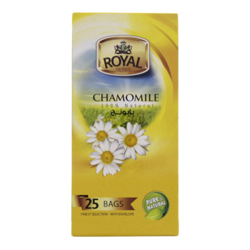 ROYAL HERBS CHAMOMILE TEA 25 BAGS 