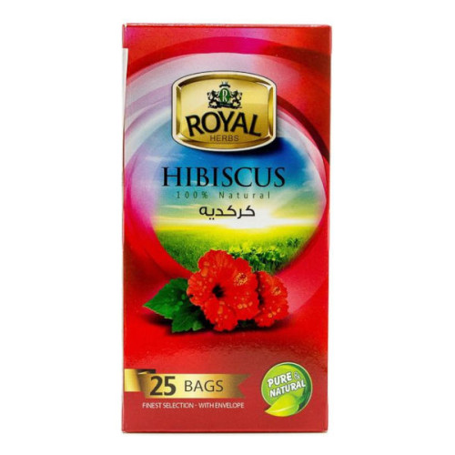 ROYAL HERBS HIBISCUS TEA 25 BAGS  