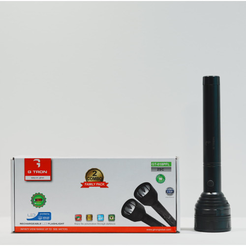 GTRON FLASHLIGHT GT-018PFL PL BODY 2 PC COMBO