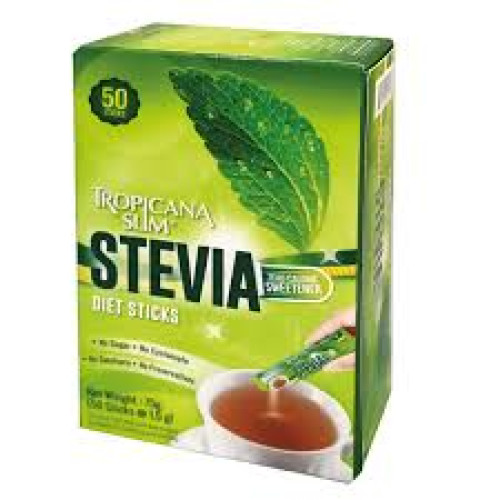 TROPICANA SLIM STEVA SWEETNER 50S DIET STICKS