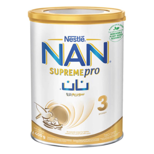 NESTLE NAN SUPREME PRO HYPOALLERGENIC GROWING-UP MILK 400GM 