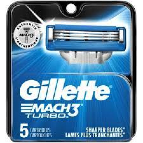 GILLETTE 557 MACH3 PLUS 5CT MEA