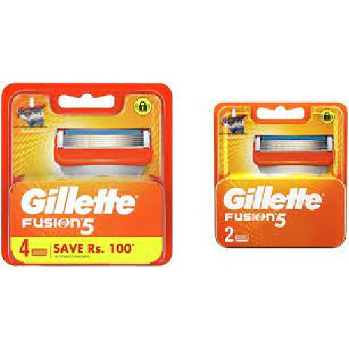 GILLETTE FUSION MANUAL BLADES 4S