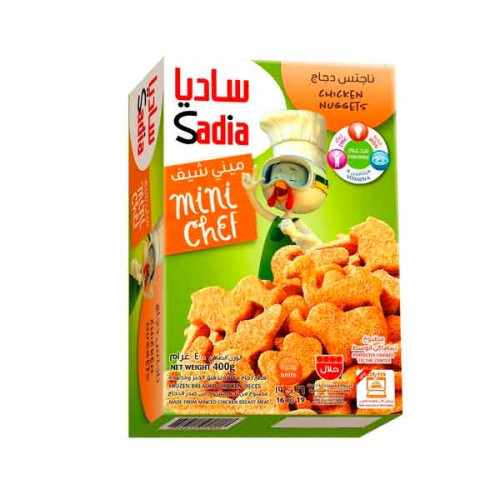 SADIA MINI CHEF KIDS NUGGETS 400GM 