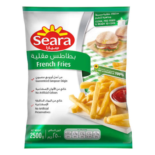 SEARA FRENCH FRIES 9MM 2500GM