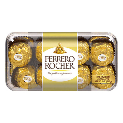 FERRERO ROCHER HAZELNUT CHOCOLATES 200GM 