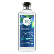 HERBAL ESSENCES SHAMPOO MICELLAR WATER & BLUE GINGER 400ML 
