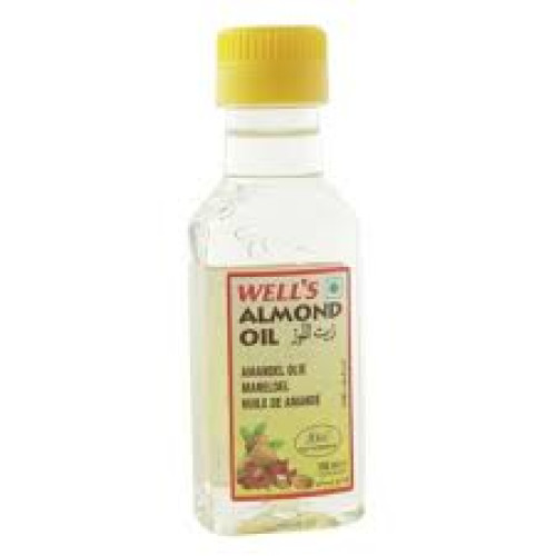 WELLS OIL ALMOND FLAT BOTTLE 100 ML