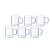 VIGO MUG 6 PCS SET 912692 BD