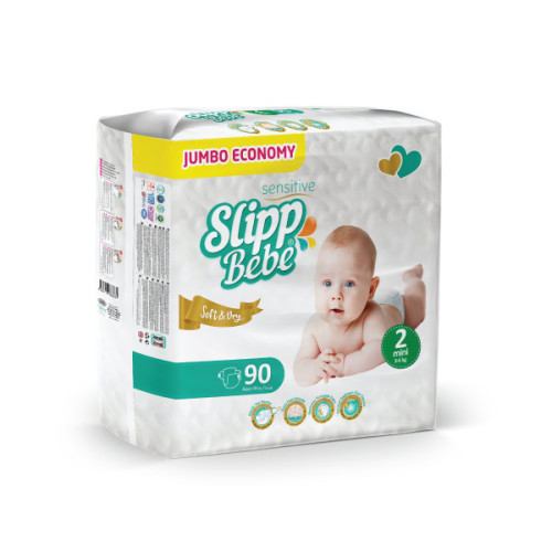 SLIPP BEBE BABY DIAPERS MINI 3-6KG 90-S 