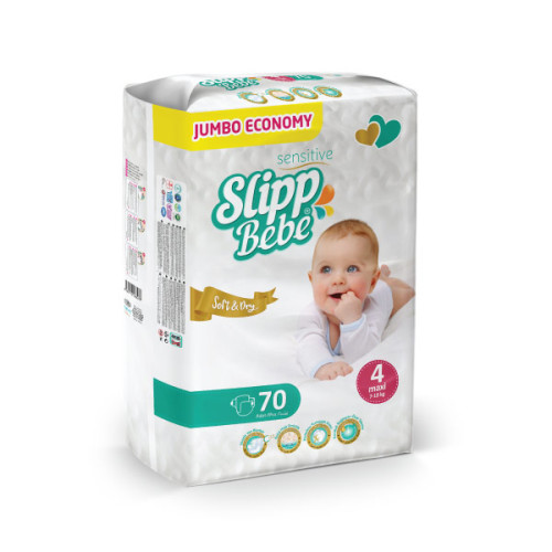 SLIPP BEBE BABY DIAPERS MAXI 7-18KG 70-S 