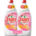 FAIRY ROSE DISH WASH 2X800ML