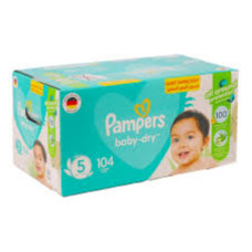 PAMPERS SUPERHERO MANE LINE S5 104S GIANT BOX