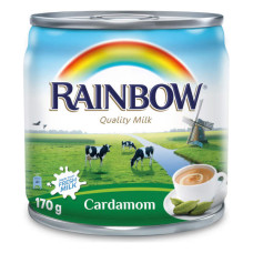 RAINBOW EVAPORATED MILK CARDAMOM 170GM 