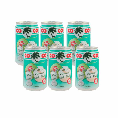 COCO COCONUT JUICE 6 X 310ML 