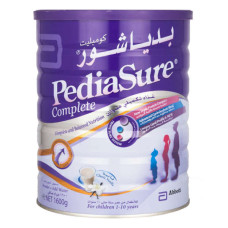 PEDIASURE COMPLETE MILK FORMULA VANILLA 1-3 YEARS 1.6KG 
