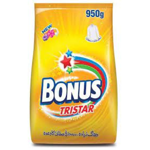BONUS TRISTAR DETERGENT POWDER 950GM