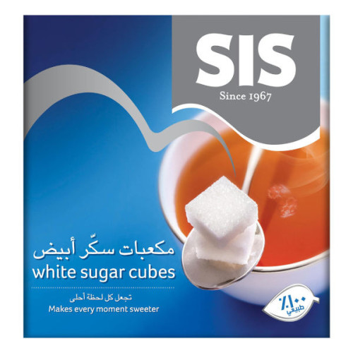 SIS WHITE SUGAR CUBES 454GM 