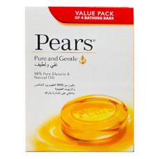 PEARS SOAP PURE & GENTLE 4 X 125GM 