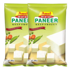 AMUL FROZEN MALAI PANEER 2 X 200GM 