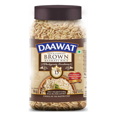 DAAWAT BROWN BASMATI RICE 1KG 