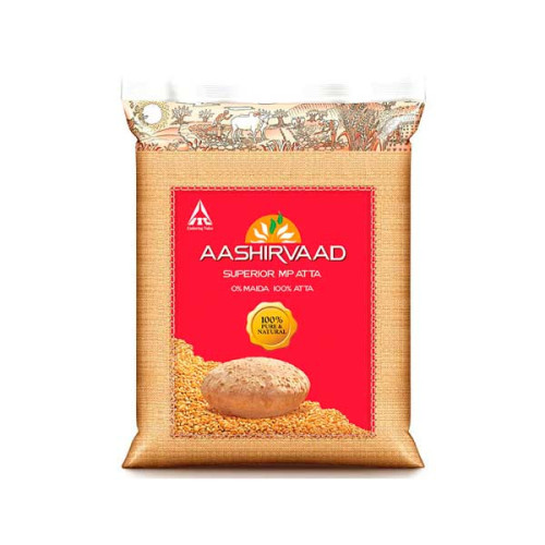 AASHIRVAAD WHOLE WHEAT FLOUR(SHUDH CHAKKI ATTA) 2KG 