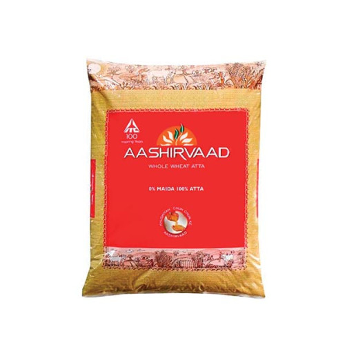 AASHIRVAAD WHOLE WHEAT FLOUR(SHUDH CHAKKI ATTA) 5KG 